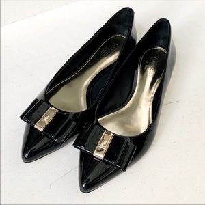 COACH Patent Leather Flats